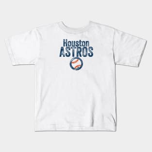 Astros Vintage Weathered Kids T-Shirt